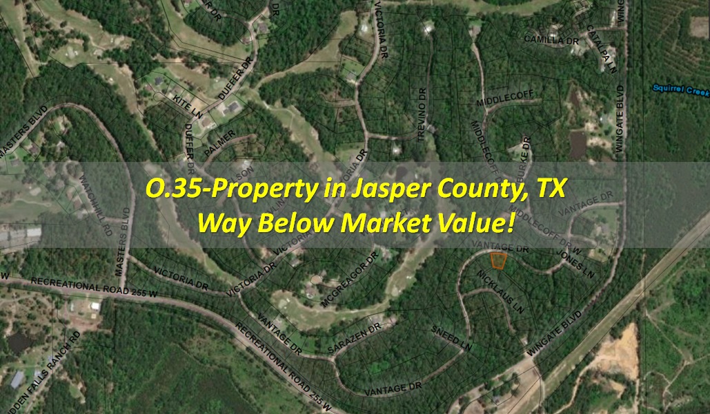 .35Acre Property in Jasper County TX Offered WAY Below Market Value